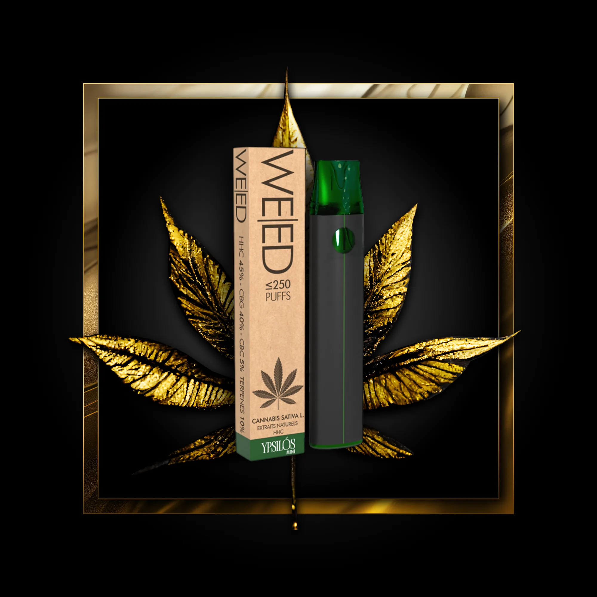 Weed (еднократни) 250 дръпки - 0,50 мл. HHC