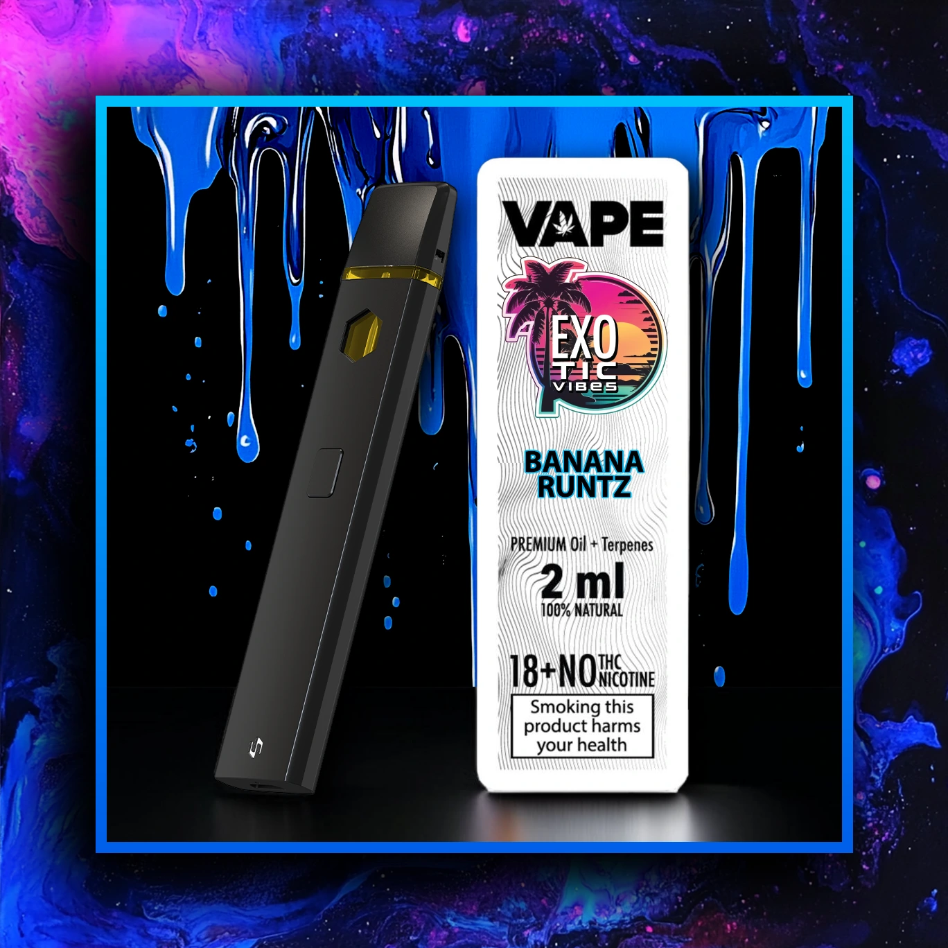 Banana Runtz HHC Премиум Вейп - 2.00 ml. HHC