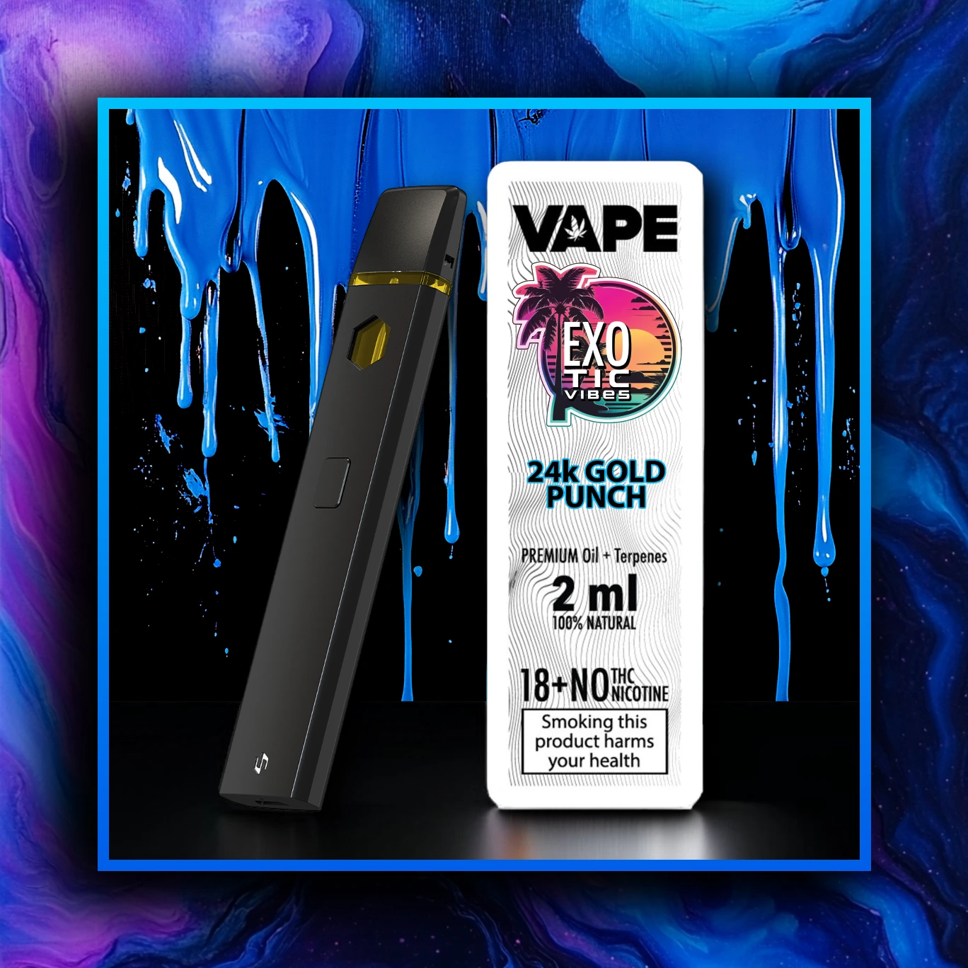 24k Gold Punch HHC Premium Vape - 2,00 мл. HHC