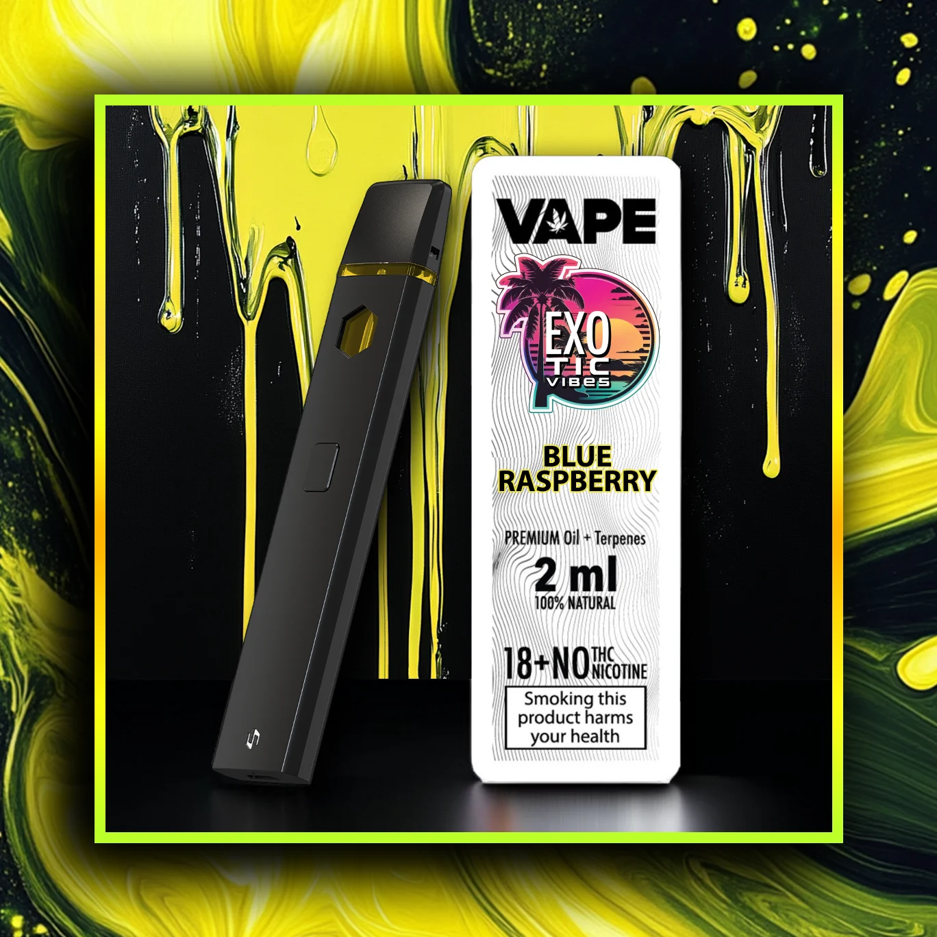 Blue Raspberry HHC Premium Vape - 2,00 мл. HHC