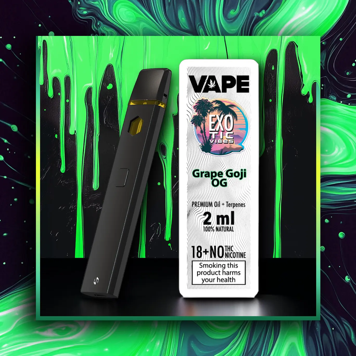 Grape Goji OG HHC Премиум Вейп - 2.00 ml. HHC